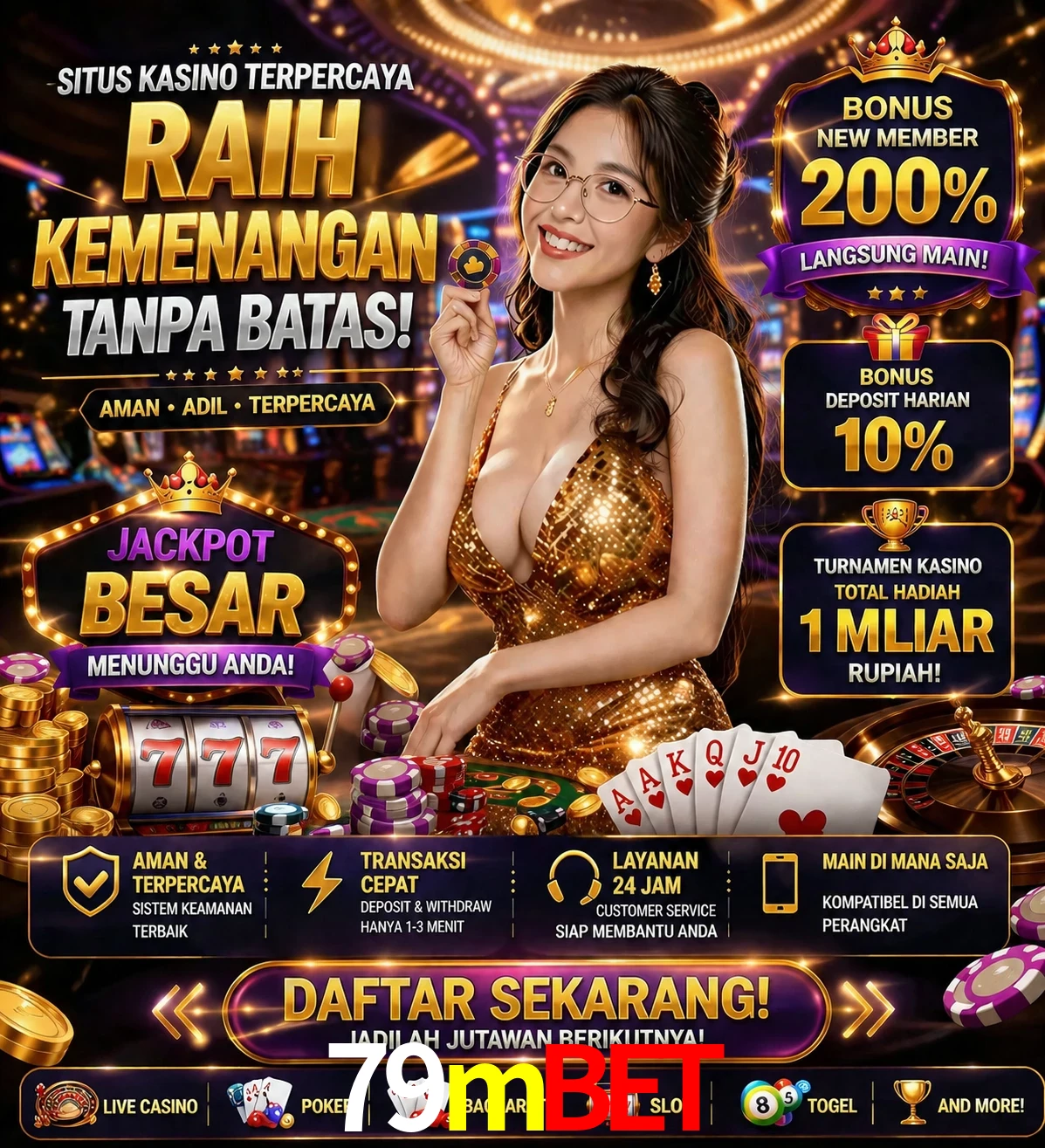 Roleta e blackjack 79mbet